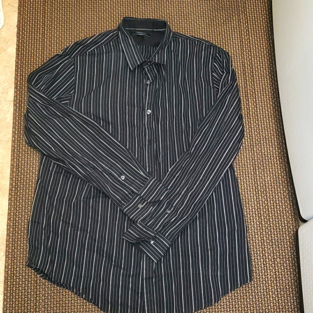 Mens XL STRUCTURE modern fit button down shirt